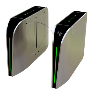 FLAP BARRIERS WITH GLASS BIDIRECTIONAL WITH DUAL FLAP