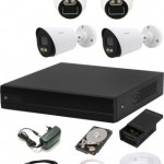 5 MP HD COLORVU CAMERA SET WITH 4 CHN DVR
